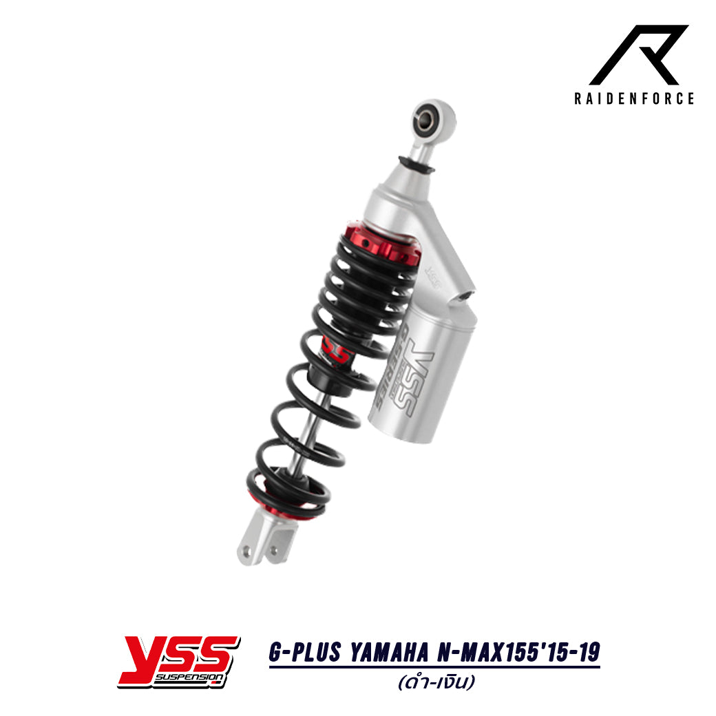 โช้ค YSS G-Plus Yamaha N-max155'15-19 สี ดำ/เงิน