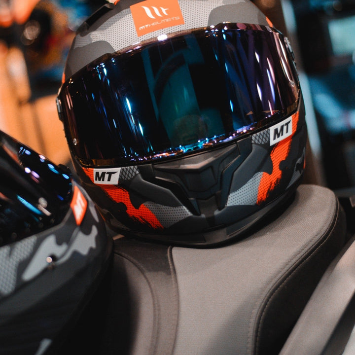 หมวกกันน็อค MT BRAKER SV CROSSOVER Matt Red สีแดงด้าน