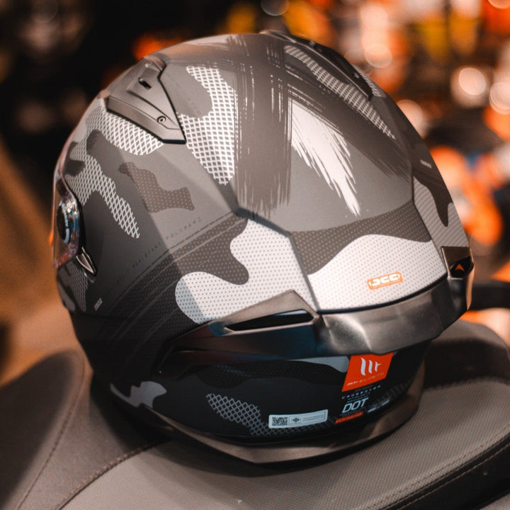 หมวกกันน็อค MT BRAKER SV CROSSOVER Matt GREY สีเทาด้าน