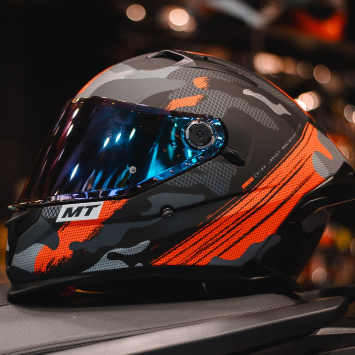 หมวกกันน็อค MT BRAKER SV CROSSOVER Matt Red สีแดงด้าน