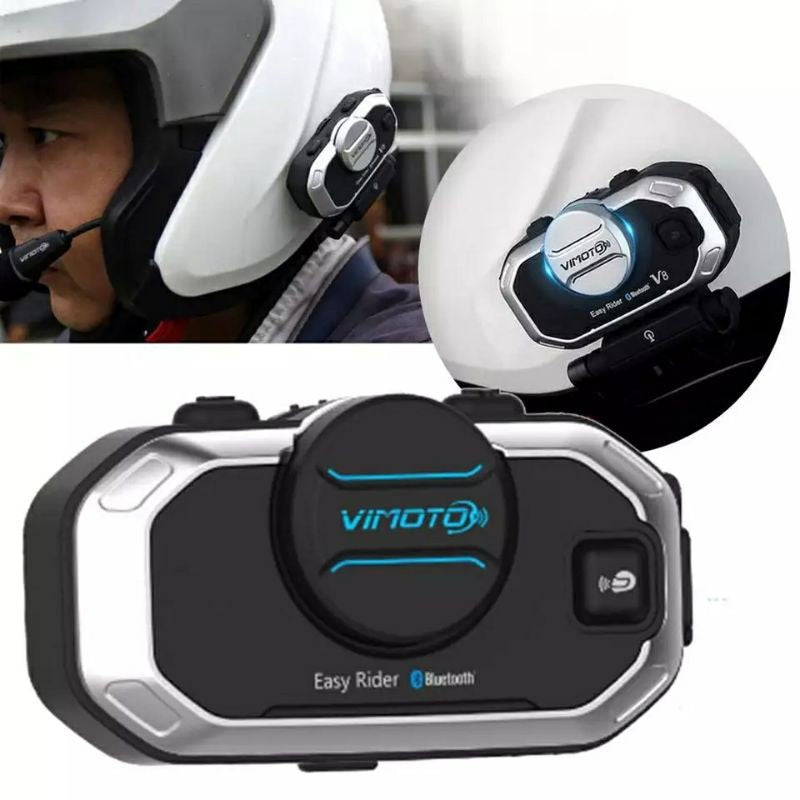 บลูทูธติดหมวกกันน็อค Vimoto V8