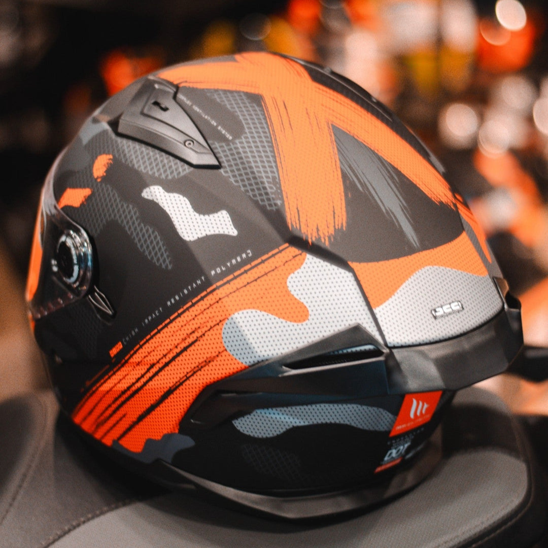 หมวกกันน็อค MT BRAKER SV CROSSOVER Matt Red สีแดงด้าน