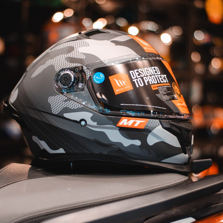 หมวกกันน็อค MT BRAKER SV CROSSOVER Matt GREY สีเทาด้าน