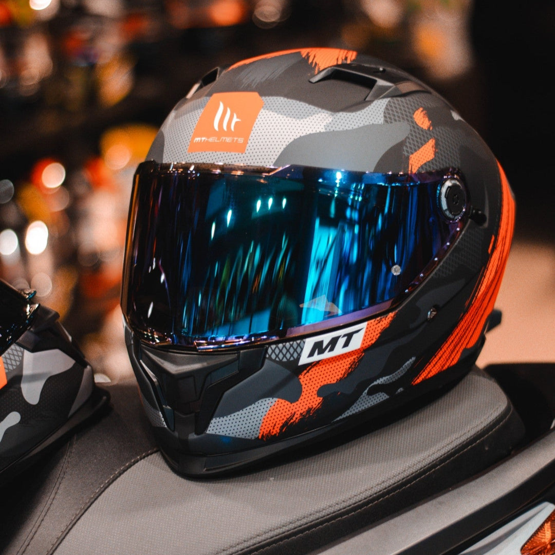 หมวกกันน็อค MT BRAKER SV CROSSOVER Matt Red สีแดงด้าน