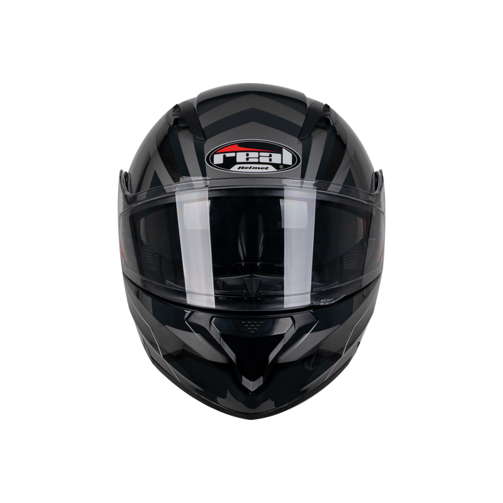 หมวกกันน็อค REAL Helmet STORM Rapid ดำเทา