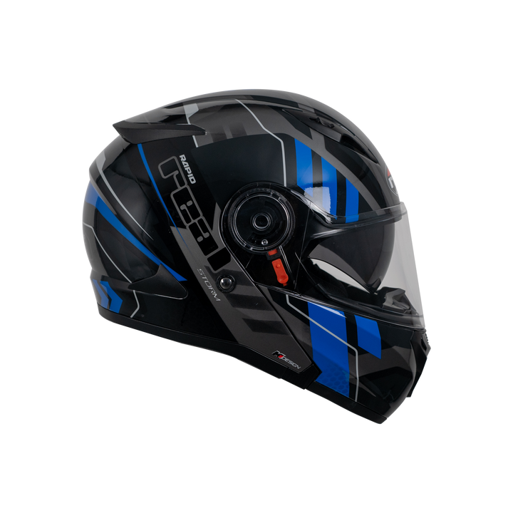 หมวกกันน็อค REAL Helmet STORM Rapid ดำน้ำเงิน