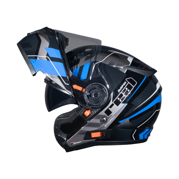 หมวกกันน็อค REAL Helmet STORM Rapid ดำน้ำเงิน