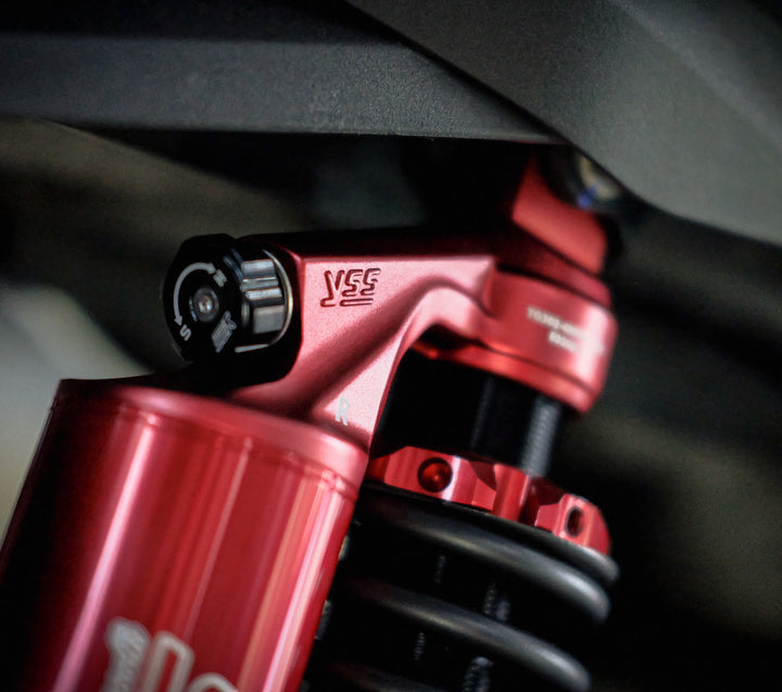 Shock YSS G-TX Honda Forza300-350'18-23 Red series, color red/black