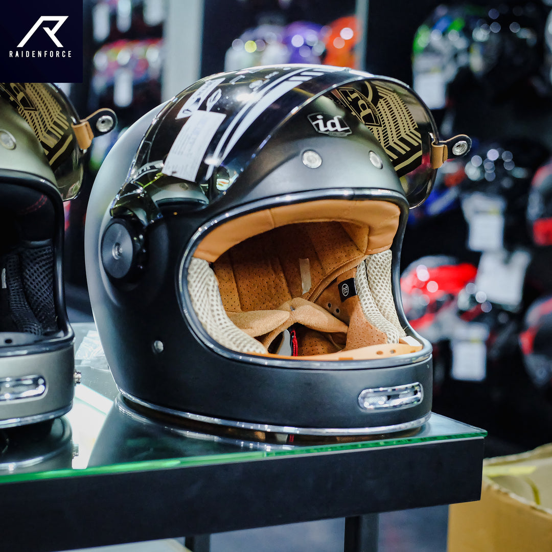 หมวกกันน็อค ID HELMET Rocket สีดำด้าน