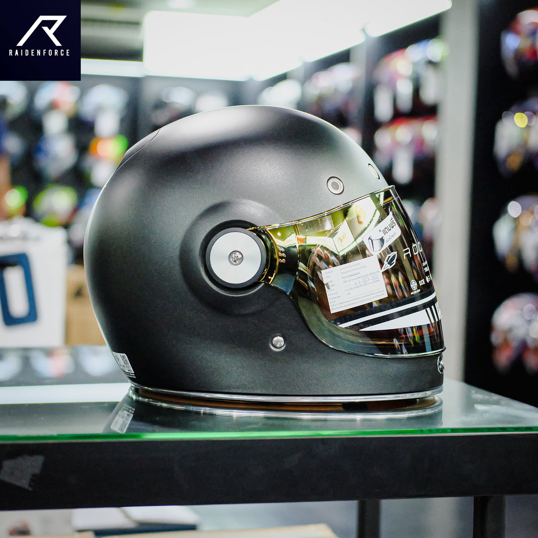 หมวกกันน็อค ID HELMET Rocket สีดำด้าน