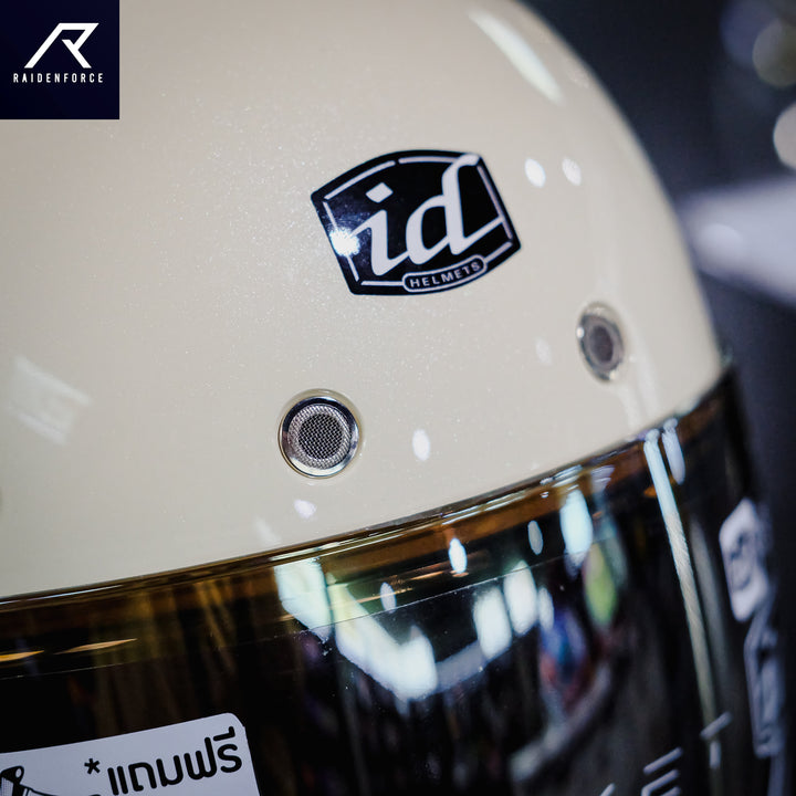 หมวกกันน็อค ID HELMET Rocket สีครีม