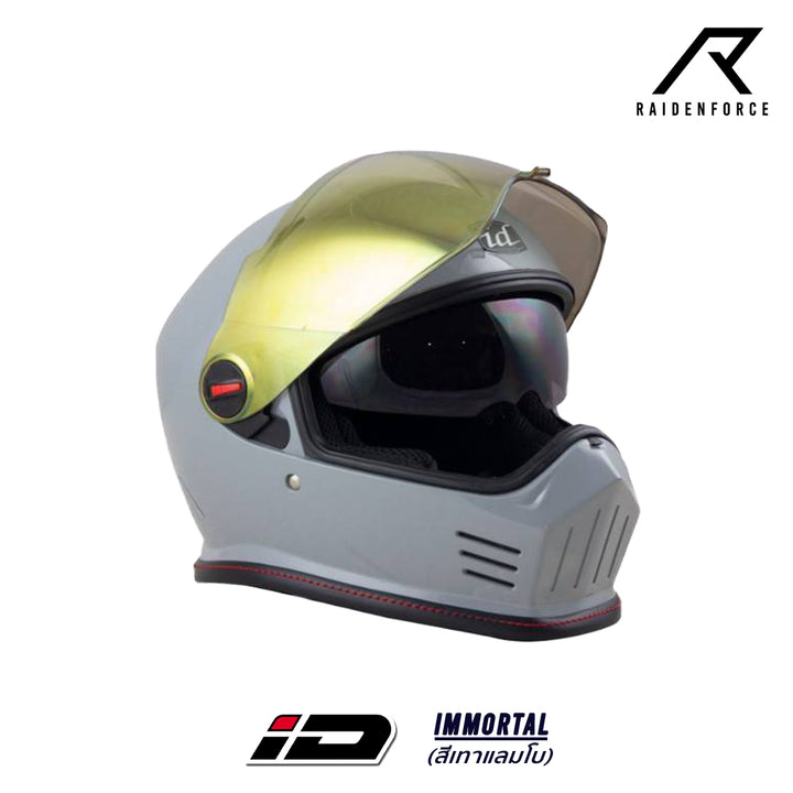 หมวกกันน็อค ID Helmet Immortal สีเทาแลมโบ