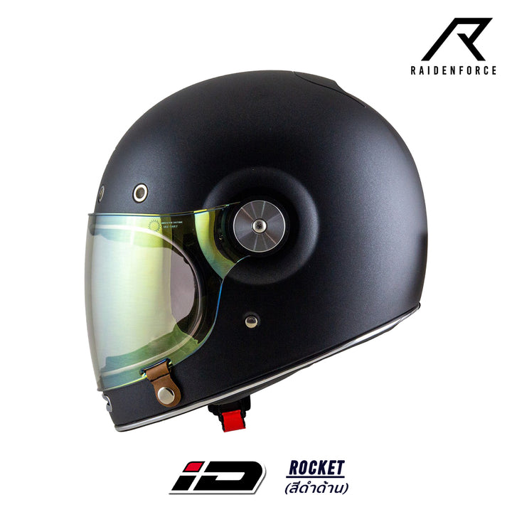 หมวกกันน็อค ID HELMET Rocket สีดำด้าน