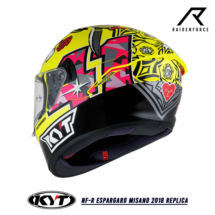 หมวกกันน็อค KYT NF-R Espargaro Misano 2018 Replica