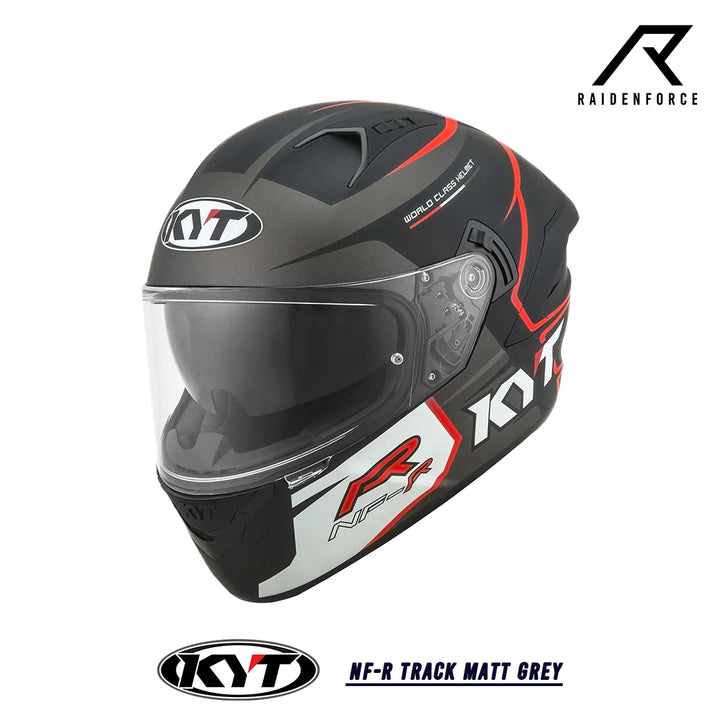 หมวกกันน็อค KYT NF-R Track Matt Grey