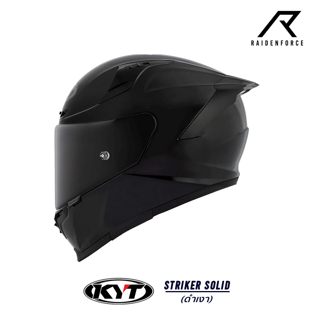 หมวกกันน็อค KYT Striker Solid พื้นดำเงา