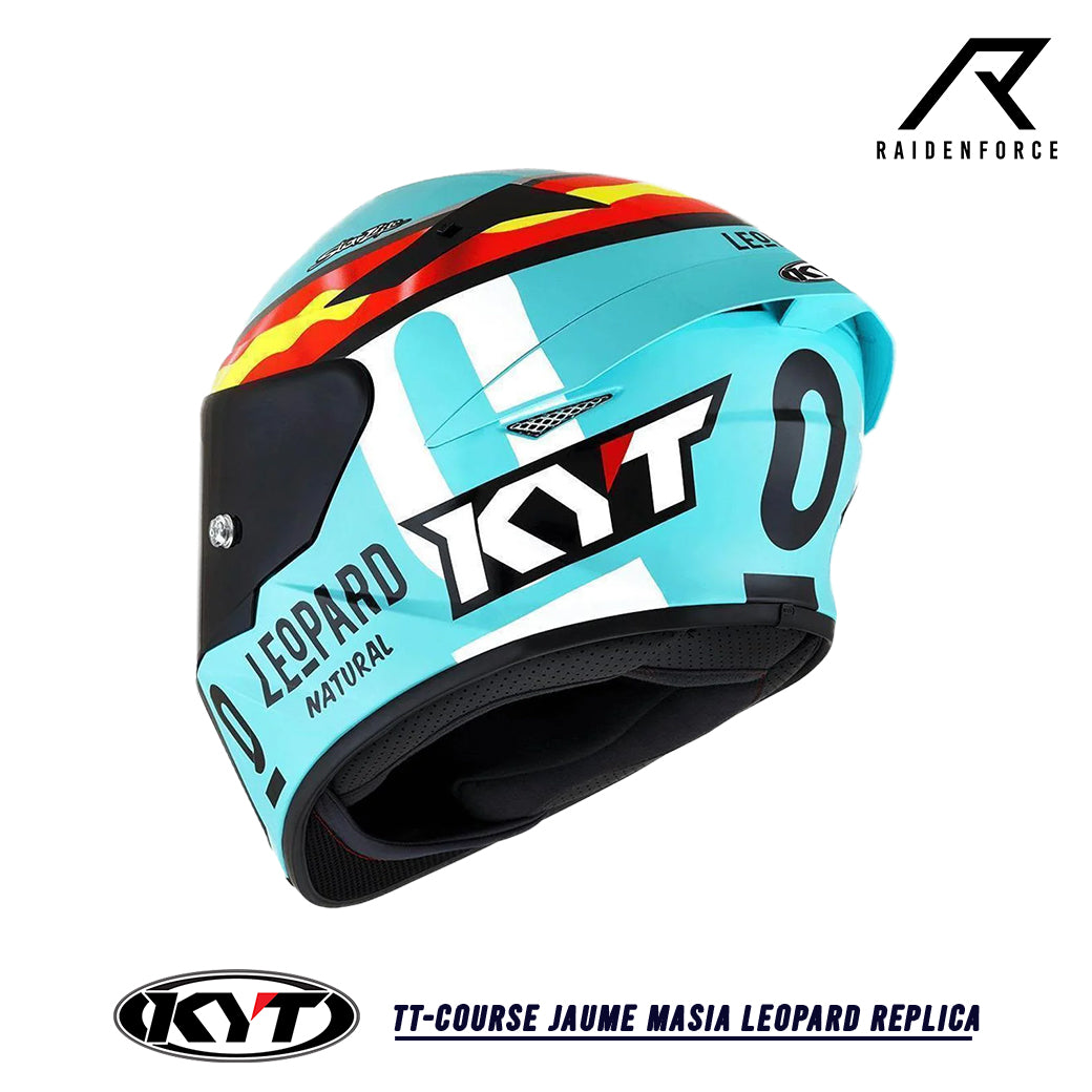 หมวกกันน็อค KYT TT-Course Jaume Masia Leopard Replica