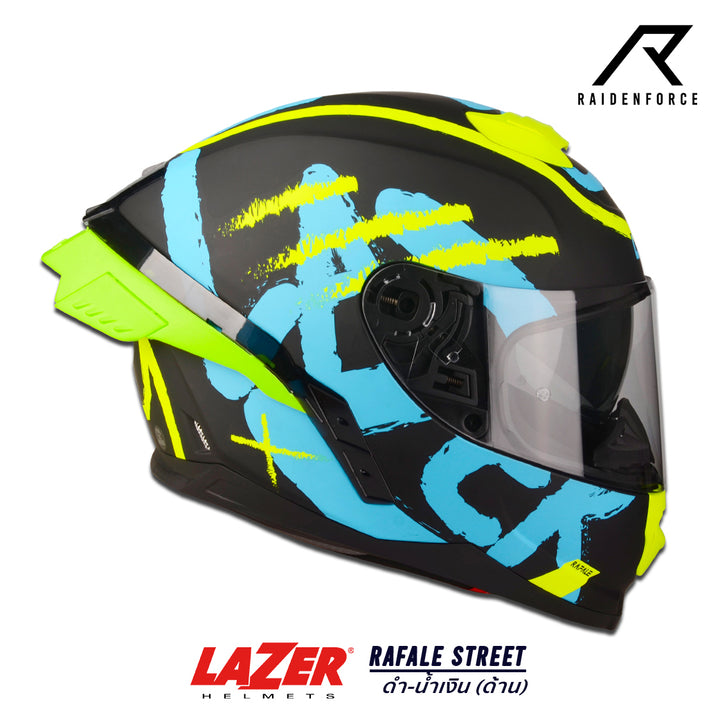 หมวกกันน็อค LAZER Helmet RAFALE Street ดำ-น้ำเงิน (ด้าน)