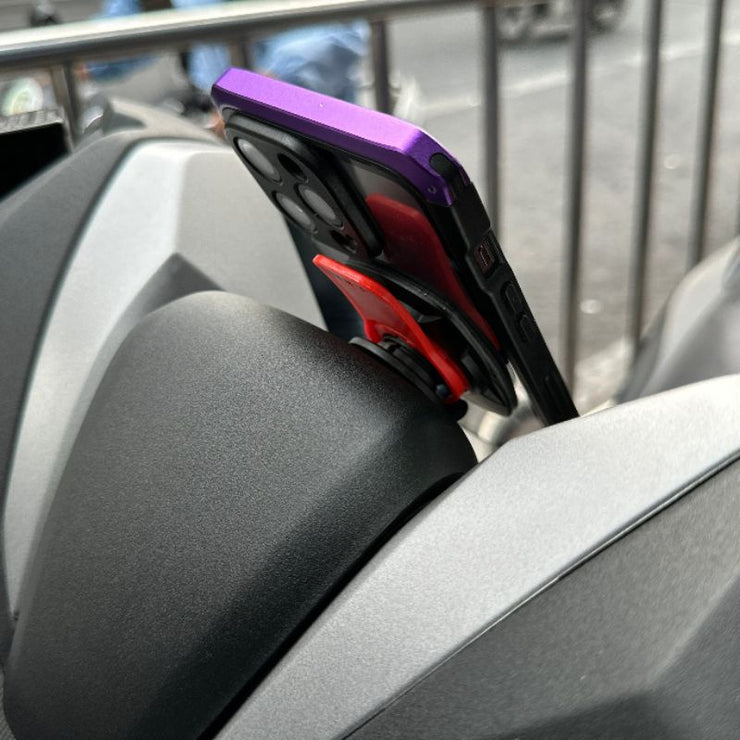 ชุดที่จับโทรศัพท์สำหรับมอเตอร์ไซค์พร้อมครอบแฮนด์ Mototec Quicklock-Forza350