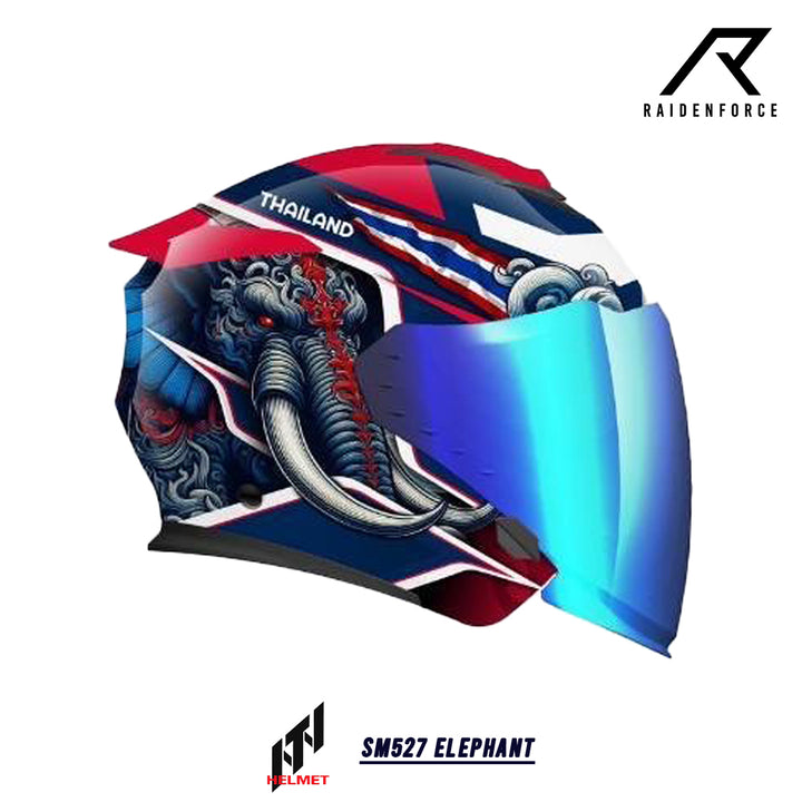 หมวกกันน็อค NTN SM527 Limited edition ช้างศึก