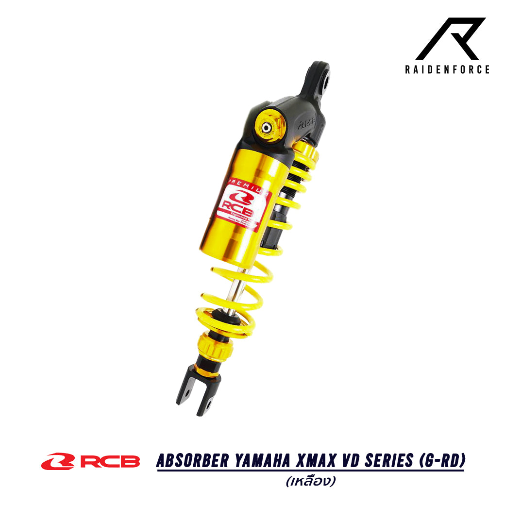 โช้ค RCB ABSORBER XMAX VD Series (G-RD) สีเหลือง