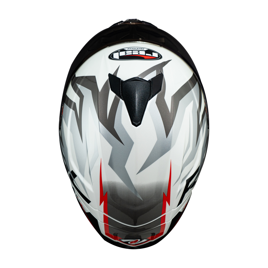 หมวกกันน็อค REAL Helmet Falcon  FireStorm - สีดำขาว