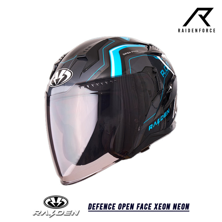 หมวกกันน็อค Raiden Defence Open face  Xeon Neon