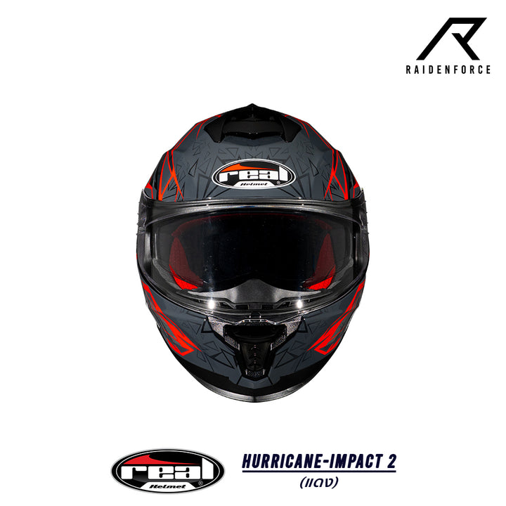 Real Helmet Hurricane-Impact Black/Blue