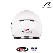 หมวกกันน็อค Real Helmets Havana สีขาว