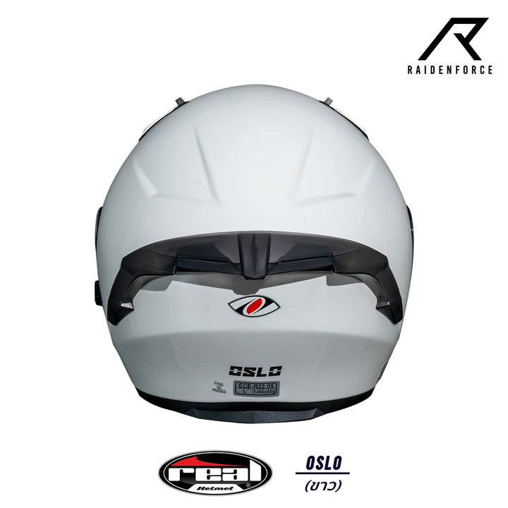 หมวกกันน็อค Real Helmet Oslo สีขาว