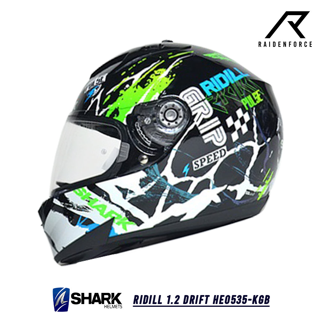 หมวกกันน็อค SHARK RIDILL 1.2 DRIFT HE0535-KGB