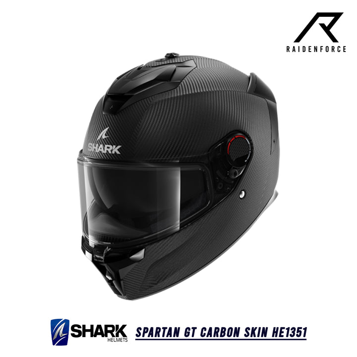 หมวกกันน็อค SHARK SPARTAN GT CARBON SKIN HE1351 สีด้าน