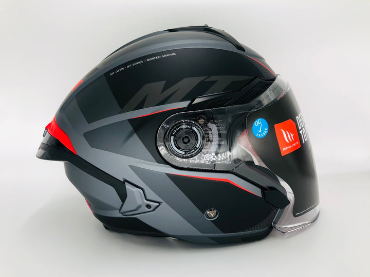 MT Cosmo SV Morfeo Matt Grey Helmet, matte grey