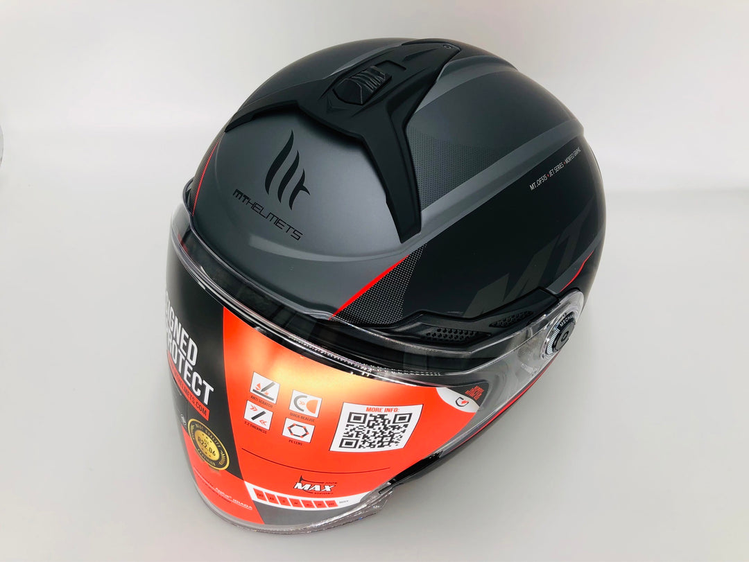 MT Cosmo SV Morfeo Matt Grey Helmet, matte grey
