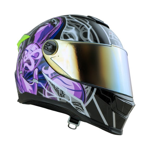 หมวกกันน็อค ID HELMET SPARTAN BT Wizard S5 สี ดำ