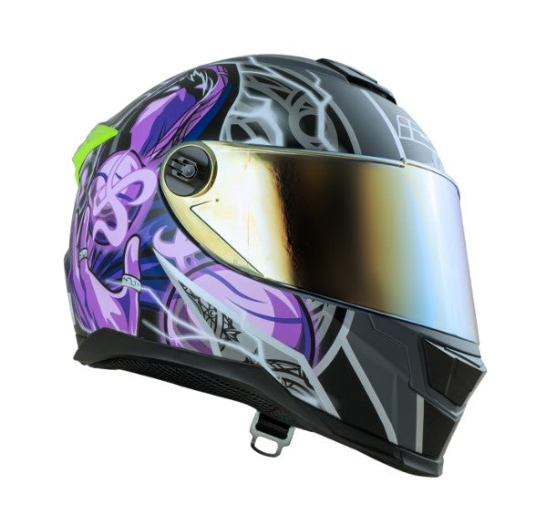 หมวกกันน็อค ID HELMET SPARTAN BT Wizard S5 สีเทา