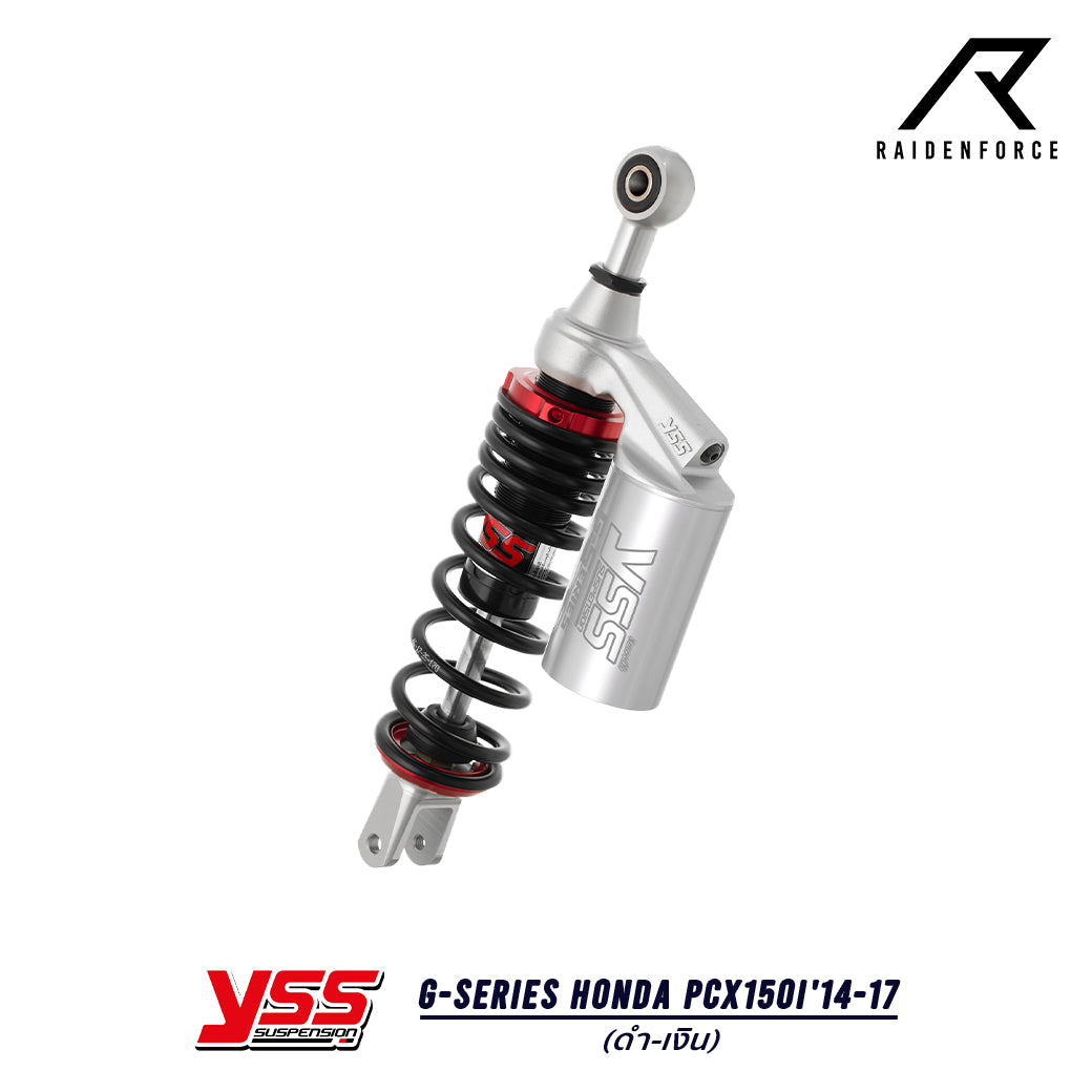 โช้ค YSS G-Series Honda PCX150i'14-17  สี ดำ/เงิน
