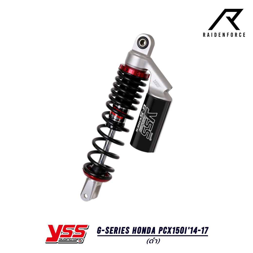 Shock YSS G-Series Honda PCX150i'14-17 Color: Black/Black