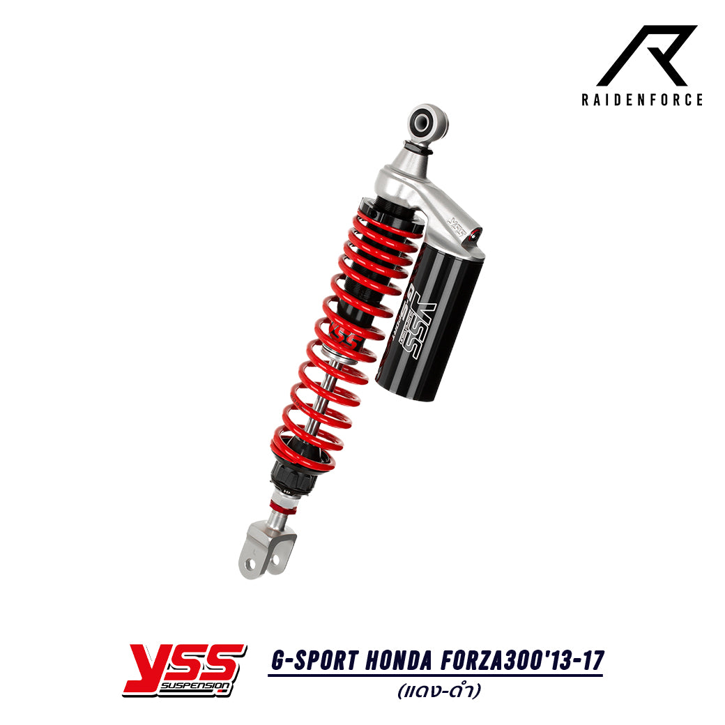 Shock YSS G-Sport Honda Forza300'13-17 color red/black