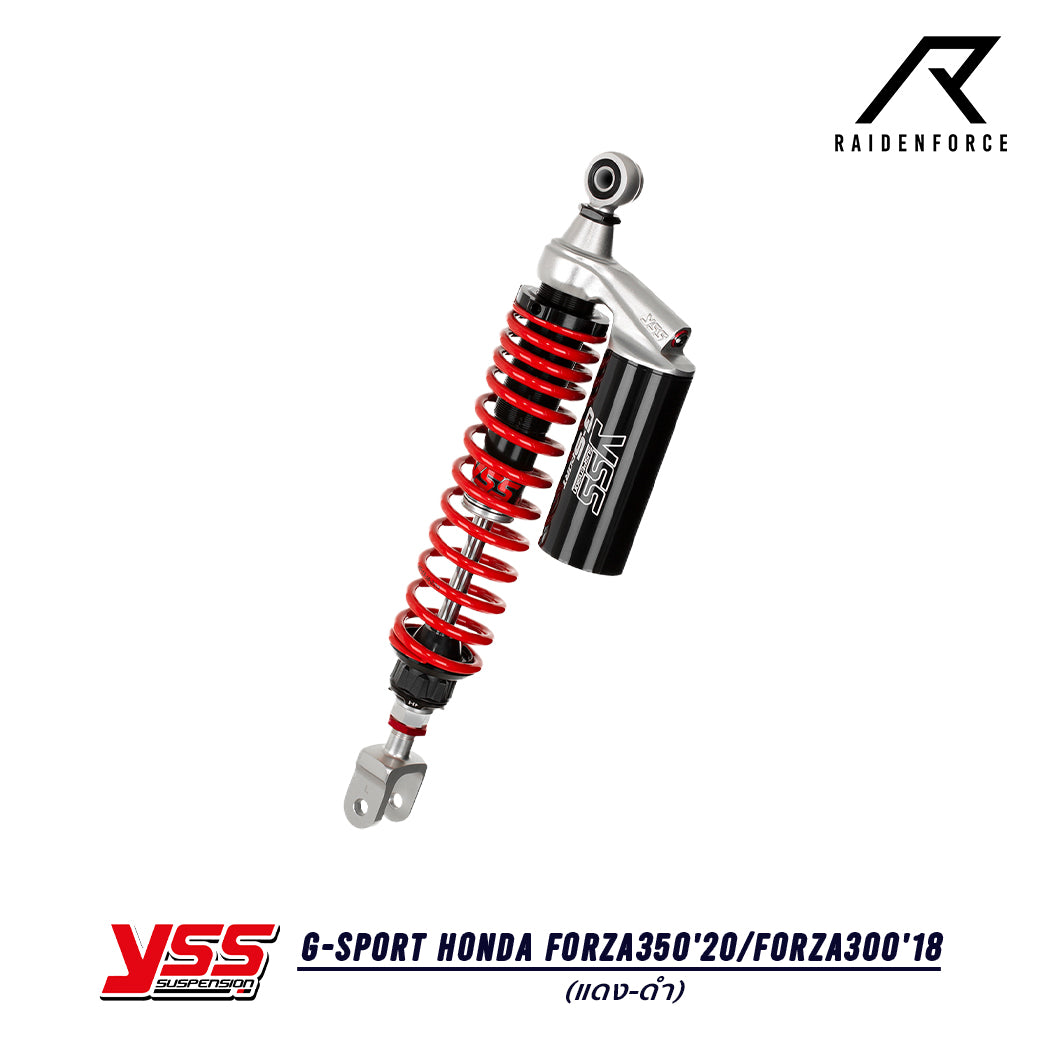 Shock YSS G-Sport Honda Forza350'20/Forza300'18 color red/black