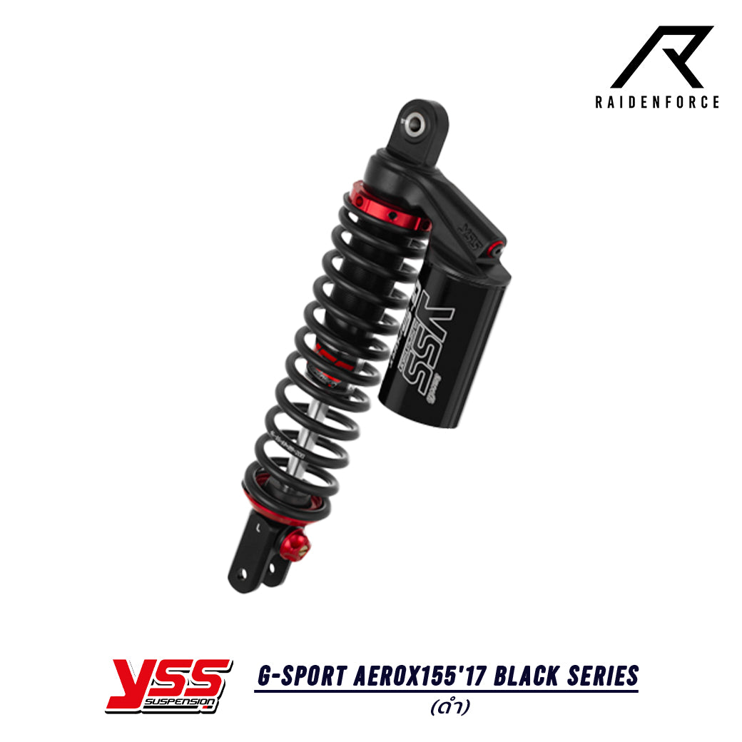 Shock YSS G-Sport Yamaha Aerox155'17 Black series color black/black