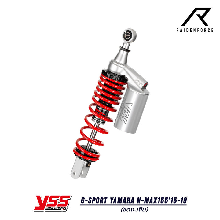 Shock YSS G-Sport Yamaha N-max155'15-19 color red/silver
