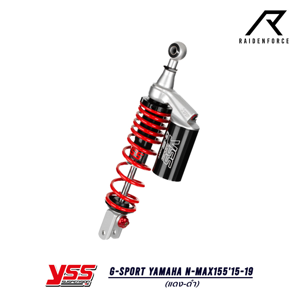 Shock YSS G-Sport Yamaha N-max155'15-19 color red/black