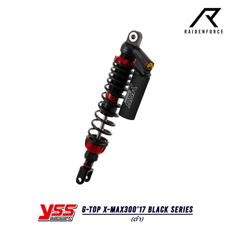 โช้ค YSS G-Top Yamaha X-max300'17 Black series สี ดำ/ดำ