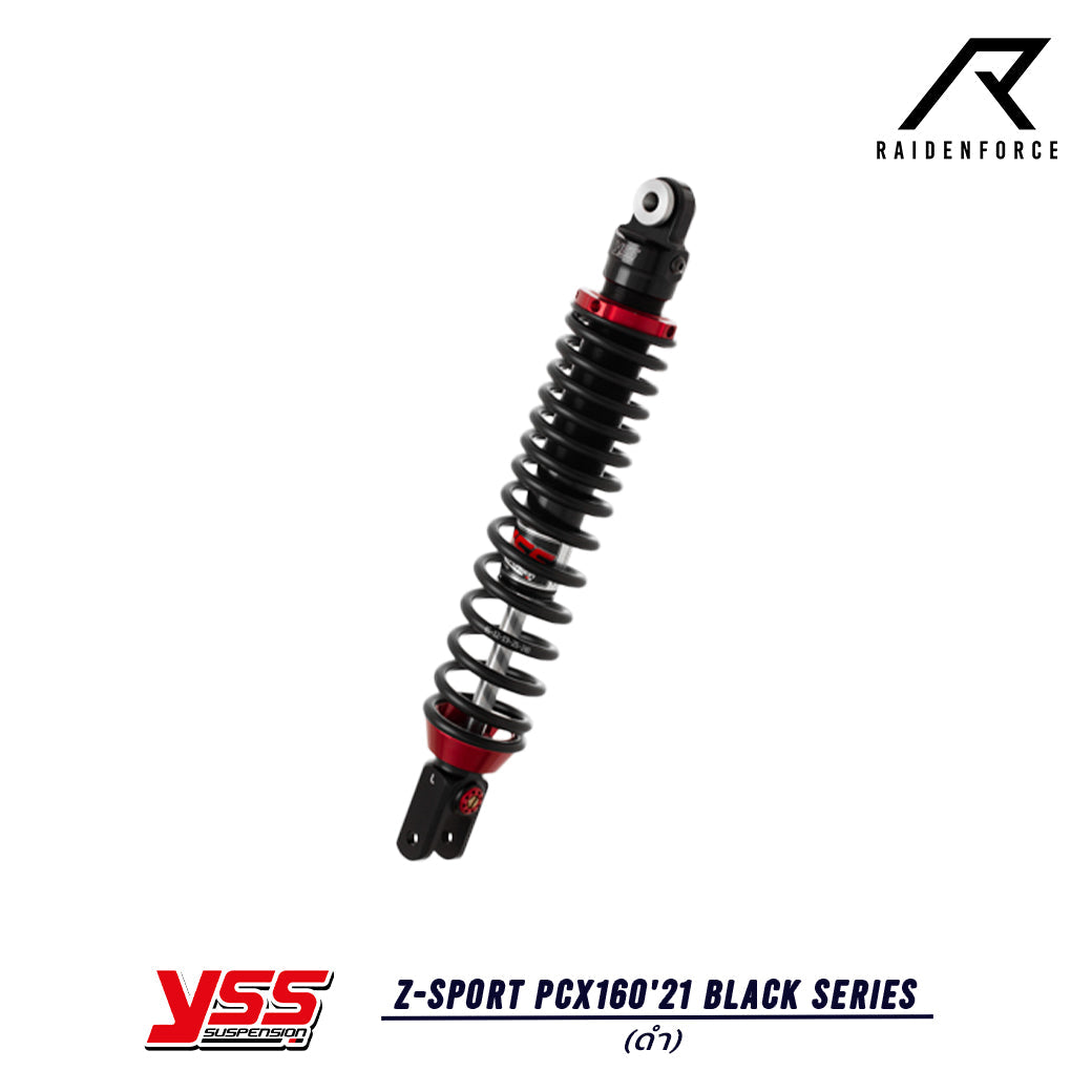 โช้ค YSS Z-Sport  Honda PCX160'21 Black series สี ดำ/ดำ