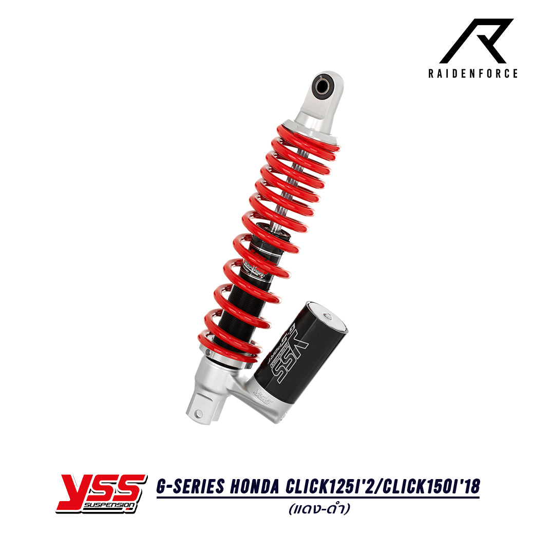 Shock YSS G-Series Honda Click125i'2/Click150i'18 Red/Black