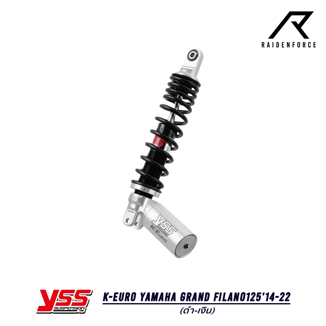 Shock YSS K-Euro Yamaha Grand Filano125'14-22 color black/silver