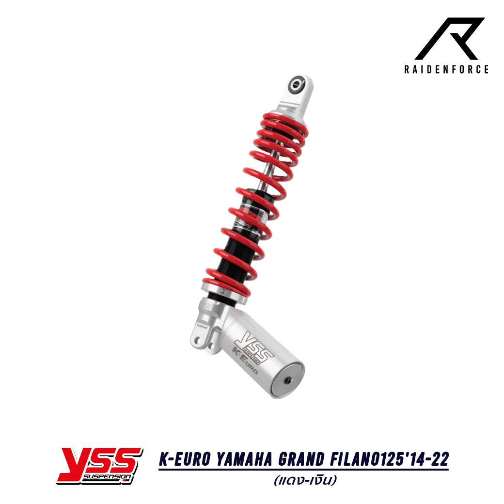 Shock YSS K-Euro Yamaha Grand Filano125'14-22 color red/silver
