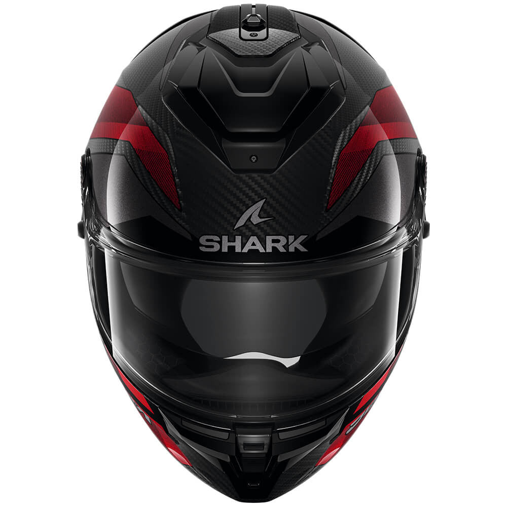 หมวกกันน็อค SHARK GT PRO CARBON RITMO HE1355 สีดำแดง