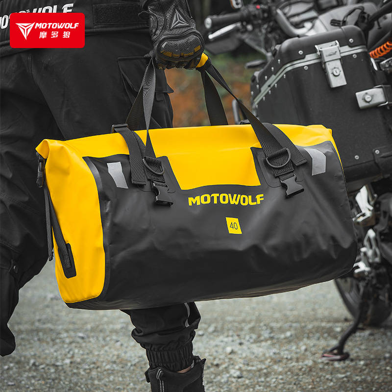 กระเป๋ามัดท้าย MOTOWOLF รุ่น 0717 สีเหลือง